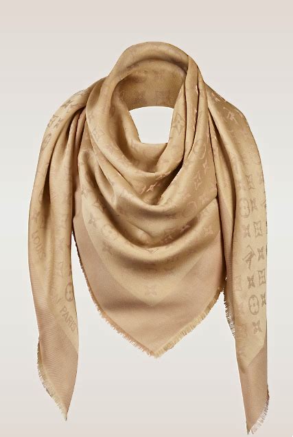 lv gold scarf